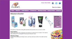 Desktop Screenshot of excellart.co.uk